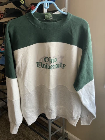 Vintage 90s Ohio University Bobcats sweatshirt Crewneck athletics Sz L Cover