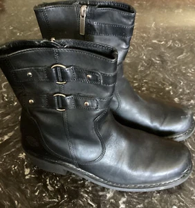 Harley Davidson PIPER 9" Double Harns D84256 Zip Boots - Size 10 Leather upper - Picture 1 of 4