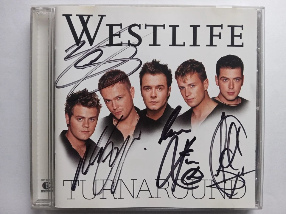 Westlife – Turnaround Signed CD Autographed Autograph Signature Foto 1 de 1