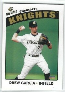 2015 Charlotte Knights (Triple A-Chicago White Sox) Drew Garcia