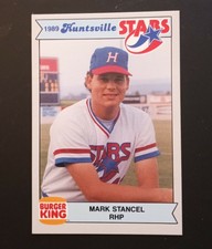 1989 Burger King Huntsville Stars Mark Stancel