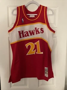 Dominique Wilkins Atlanta Hawks Mitchell & Ness Hardwood Swingman Jersey L - Picture 1 of 11