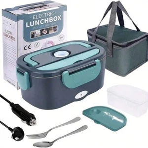 60W 1.5L Electric Lunch Box Food Heating Portable 24V / 12V Office Car UK Plug - Picture 1 of 11