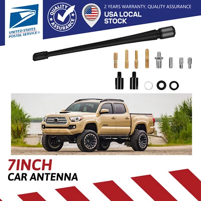 Repuesto Antena Corta Impermeable 7" para CHEVROLET SILVERADO 1500 2000-2024 Foto 1 de 4