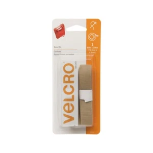 VELCRO(r) Beige Sew-On Tape - .75in. X 30in. - 1 Roll (nmVEL90031) - Picture 1 of 1