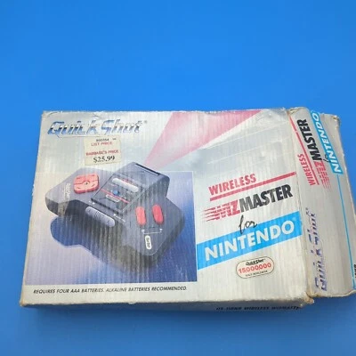 Quickshot Wireless Wiz Master Controller 4 Nintendo W Box Vintage MINT - Image 1 of 4