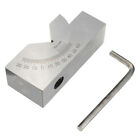 Adjustable Angle V Block 0 to 60° Precision Gauge Micro Milling Setup +Wrench C#