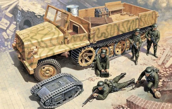 ITALERI IT6434 Sd.Kfz. 10 DEMAG D7 SWS WITH DEMOLITION TEAM SCALA 1:35 - Immagine 1 di 1