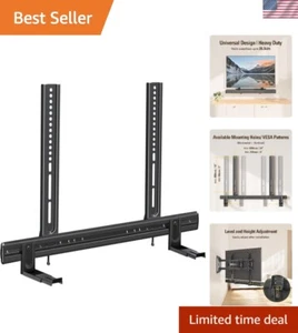 Soundbar Mount, Heavy Duty Soundbar Wall Mount for Most Sound Bars With Hole/... - Picture 1 of 8