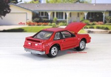 1987 - 1993 Ford Mustang GT 5.0 Fox Body 3rd Gen Hot Mag Wheels 1/64 Scale