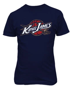 Lebron James Cleveland Cavaliers Shirt "King James" Youth & Mens T-Shirt - Picture 1 of 11