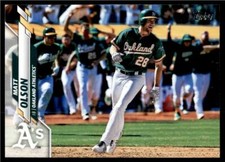 2020 Topps Series 1 Base #319 Matt Olson - Oakland Athletics