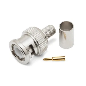 BNC Crimp Type Plug (For 75 Ohm Cable) - Picture 1 of 2