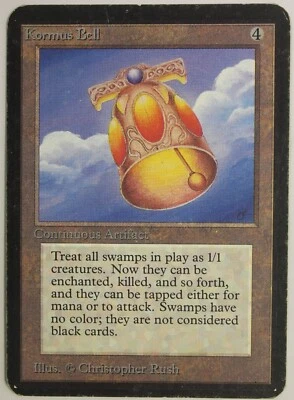 Kormus Bell - Limited Edition Alpha - Moderate Play MP-  MTG Magic  English - Image 1 of 4