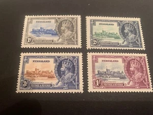 Nyasaland Stamps 1935 Silver Jubilee Complete set MLH - Picture 1 of 1