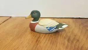 Vintage 1983 Avon Collector Duck Series MALLARD 4 1/4" PRIM Decor - Picture 1 of 5