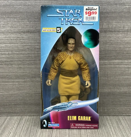 Playmates | Elim Garak | 9' Inch Figure | Warp Fac. Series 5 | Star Trek DS9 NEW Cover