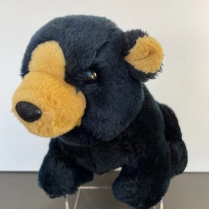 DAKIN BLACKberry Black BEAR PLUSH 8”Vintage 1982 #28-0113 Stuffed Animal Toy - Picture 1 of 11