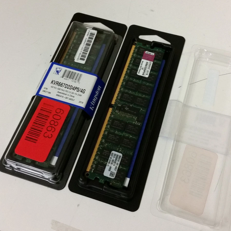 Kingston 4GB DIMM 667 MHz DDR2 KVR667D2D4P5/4G ECC/Registered - Image 1 of 1