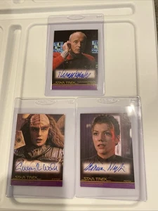 Walsh Niznik Kopache RITTENHOUSE STAR TREK GENERATIONS AUTOGRAMM Lot A67 A70 A71 - Bild 1 von 9