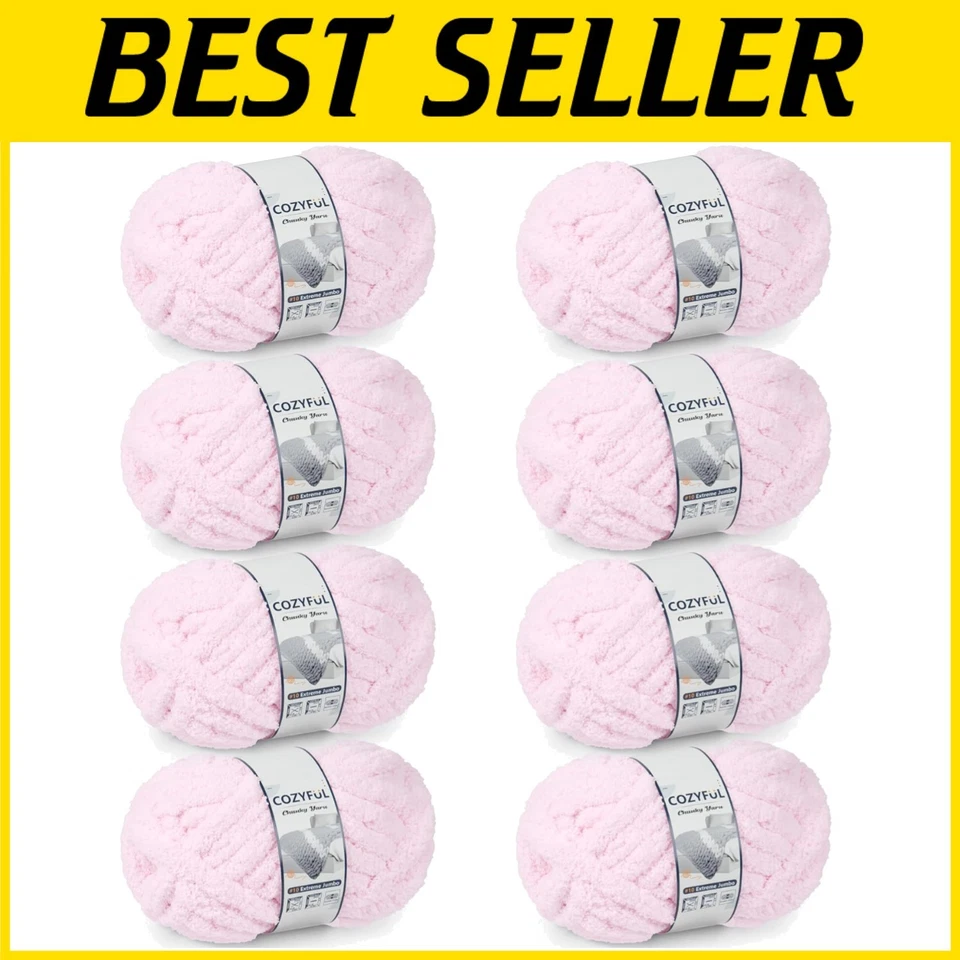 Пряжа для ручного вязания Jumbo Big Blanket — упаковка 8 шт. - Изображение 1 из 4