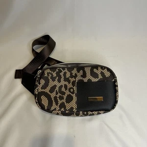 Bauchtasche Damen braun Animalprint mit verstellbarem Riemen - Bild 1 von 2