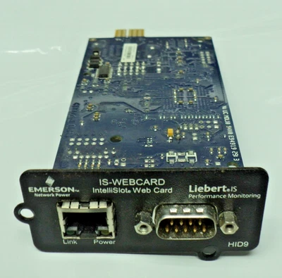 Tarjeta Liebert Emerson 417771G Ups IS-Web Módulo Intellislot Tarjeta Usada Foto 1 de 3