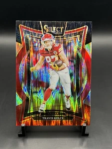 2024 Panini Select - Concourse Travis Kelce #97 Black & Red Shock Prizm - Picture 1 of 2