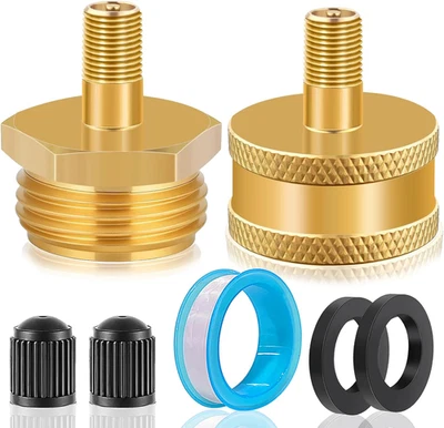 Enchufe de soplado para RV para Winterización - Adaptador de soplado de agua para rociadores de latón con Foto 1 de 4