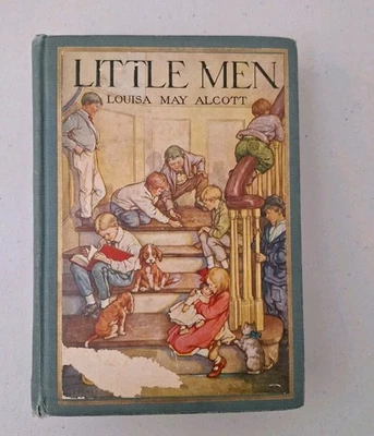 Vtg FIRST EDITION Little Men 1928 by Louisa May Alcott Hardcover  - Image 1 of 4