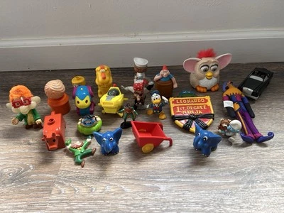Lot Of 20 Various Vintage Toys Figures Disney Furby Fast Food - Image 1 of 4