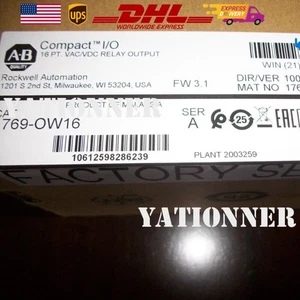 Allen Bradley 1769-OW16 / A Compact I/O Relay Output. Factory Sealed - Picture 1 of 4