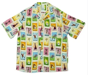 Disney Pixar Coco Mens Short Sleeve Woven Button Down Shirt 2XL 3XL NWT - Picture 1 of 3
