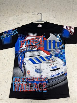 Vintage Chase Authentics Rusty Wallace T Shirt Miller light All Over Print XL - Image 1 of 4