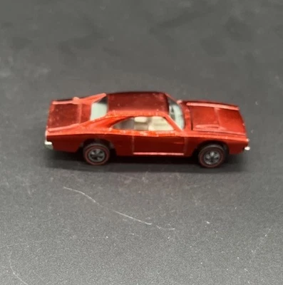 Dodge Charger 1968 Hot Wheels Redline rojo, todo original, muy bonito Foto 1 de 4
