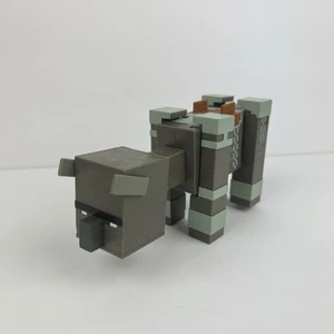 Minecraft Ravager Posable Gray Bull Ox giocattolo mostro animale figura 2020 7" Mattel - Foto 1 di 8
