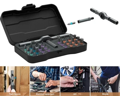 Home Repairs 24 In 1 Multi Bit Magnetic Screwdriver Set Multifunctional Toolbox  - Image 1 of 4