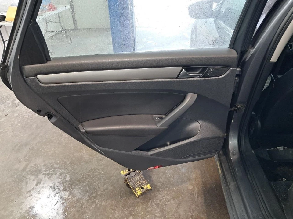 2014 Volkswagen Passat Left Rear Door Trim Panel Black OEM Used 126K Miles - Image 1 of 4