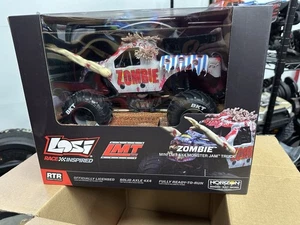Losi LOS01026T4 1/18 Mini LMT Zombie 2S 4X4 RTR Brushed Monster Truck Red - Picture 1 of 3