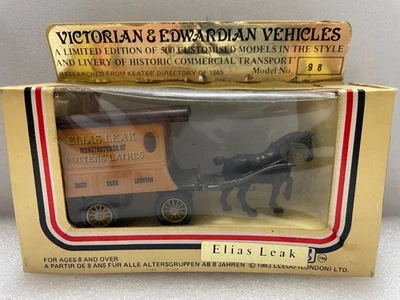 LLEDO DAYS - GONE HORSE AND DELIVERY CARRIAGE ELIAS LEAK POTTER'S LATHES - image 1 of 2