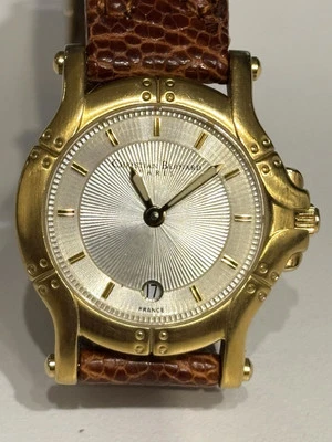 Christian Bernard Paris France 18k Gold Electroplated Ladies Watch Parts/Repair - Image 1 of 4