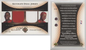 2005-06 Ultimate Collection Gold /10 Joey Graham Charlie Villanueva Rookie RC