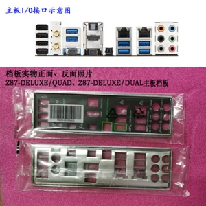 FÜR ASUS Z87-DELUXE/QUAD、Z87-DELUXE/DUAL I/O Schutz Rückplatte NEU Rückplatte - Bild 1 von 1