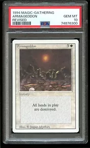 1994 Magic the Gathering überarbeitetes Armageddon PSA 10 EDELSTEIN MT sehr wenig Pop - Bild 1 von 2
