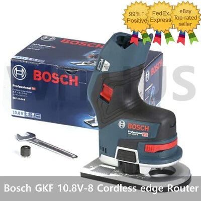 Bosch GKF 10.8V-8 12V Cordless Compact edge Router Bare Tool - Tracking - Image 1 of 3
