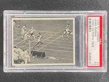 1936 Pet Cremer  Jesse Owens  100M - Olympia 1936  German Card  PSA 5