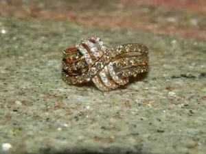2Ct Round Lab-Created Chocolate Diamond Womens Wedding Ring 14K Rose Gold Plated - Picture 1 of 3