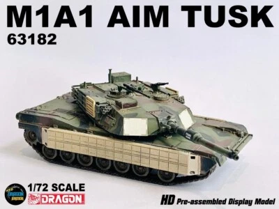 Dragon 1:72 63182 M1A1 TUSK Abrams US Marine Corps 8th Tank Battalion, Iraq 2003 - Image 1 of 4