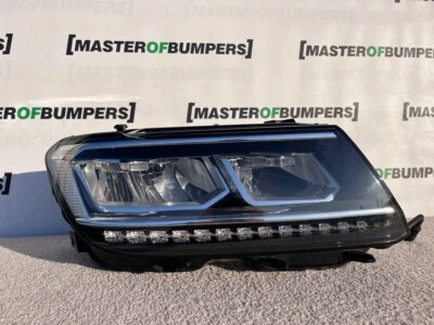 VW TIGUAN MK2 R LINE SE 2016-2020 DRL LED HEADLIGHT RIGHT SIDE OFF SIDE GENUINE - Image 1 of 4
