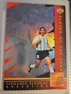 1994 World Cup WC9 Fernando Redondo Player of the Year Rookie 💎 NM!